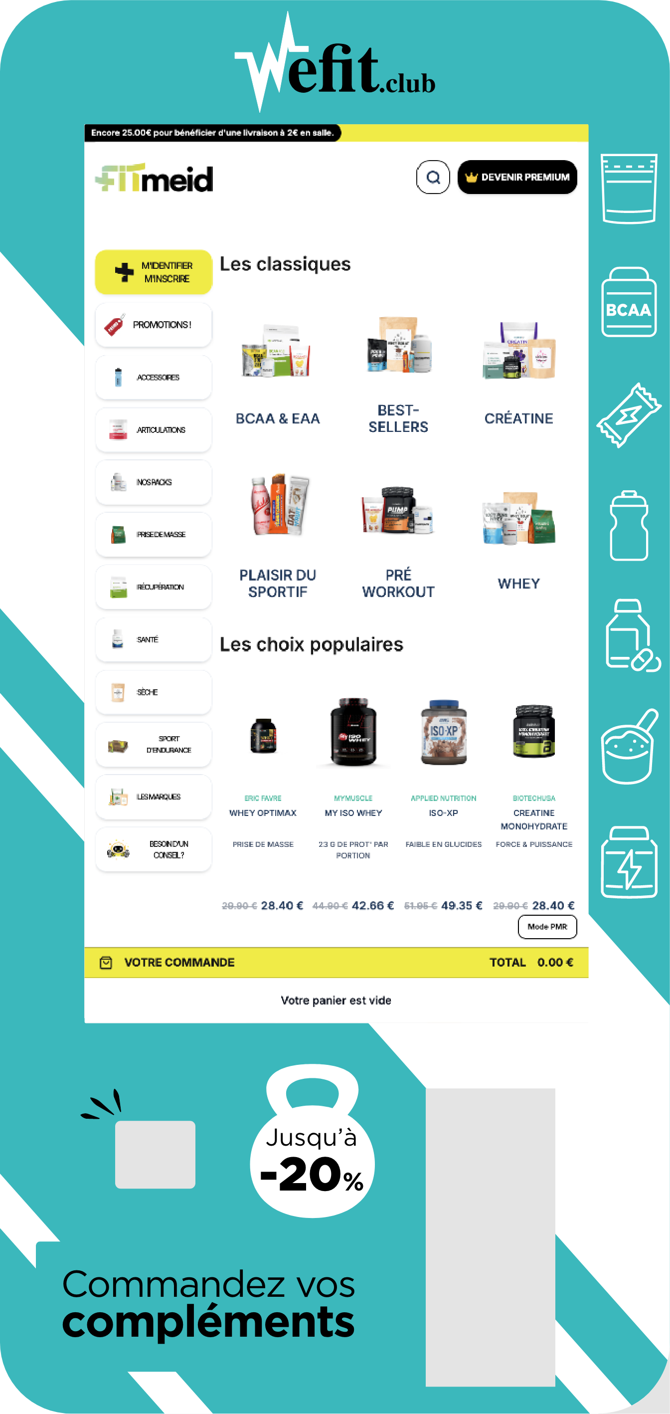 Magnet personnalisé — WeFit