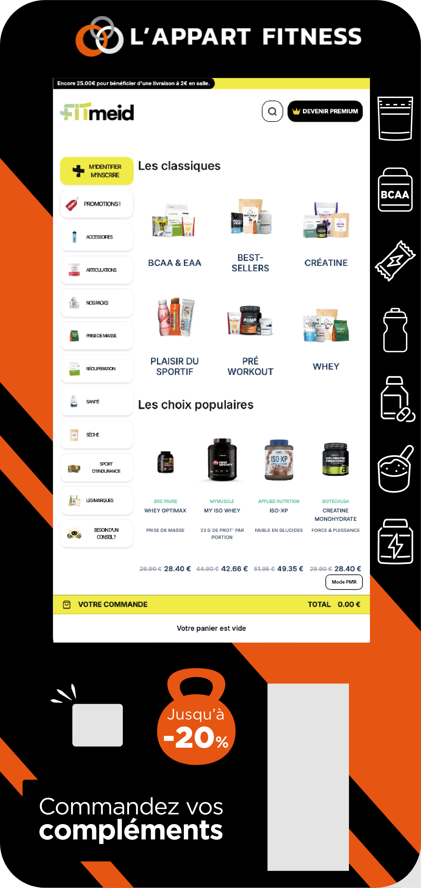 Magnet personnalisé — L'Appart Fitness