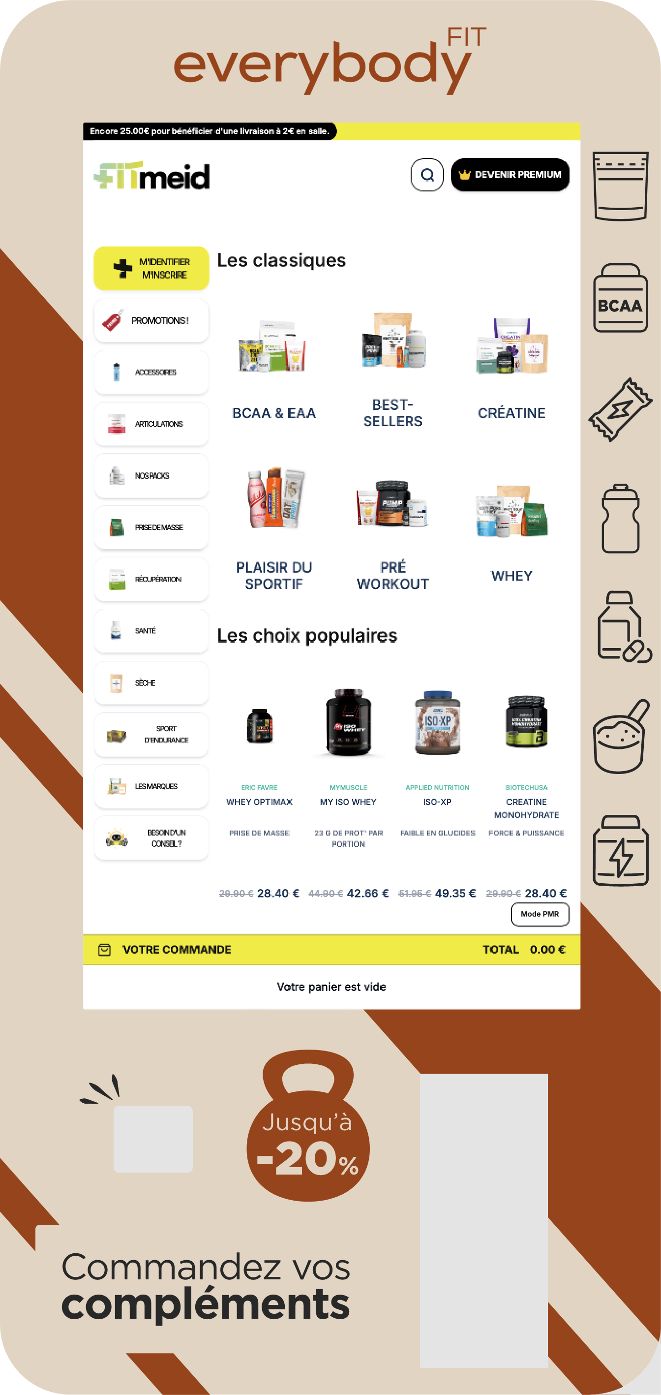 Magnet personnalisé — Everybody Fit
